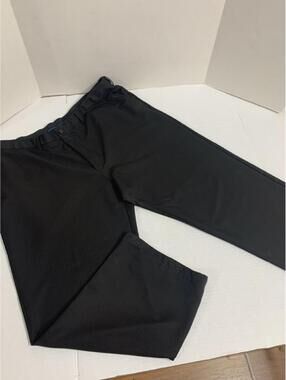 Haggar Mens Size 42-27 GUC Black Pants Golf